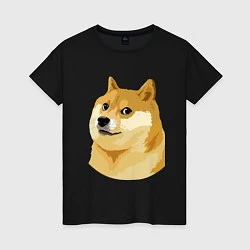 Женская футболка Doge