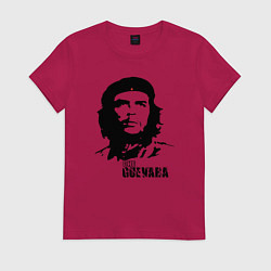 Футболка хлопковая женская Эрнесто Че Гевара, цвет: маджента