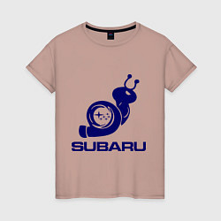 Женская футболка Subaru