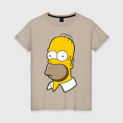 Женская футболка Sad Homer