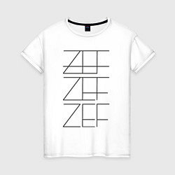 Женская футболка ZEF ZEF ZEF