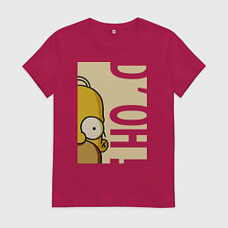 Женская футболка Homer Doh!