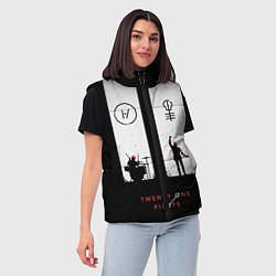 Женский жилет Twenty One Pilots: Lines, цвет: 3D-красный — фото 2