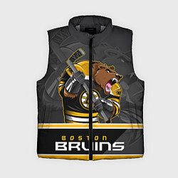 Женский жилет Boston Bruins, цвет: 3D-светло-серый