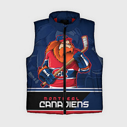Женский жилет Montreal Canadiens, цвет: 3D-красный