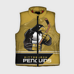 Женский жилет Pittsburgh Penguins, цвет: 3D-красный