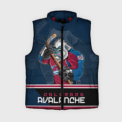 Женский жилет Colorado Avalanche, цвет: 3D-красный