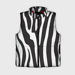 Женский жилет Шкура зебры, цвет: 3D-красный