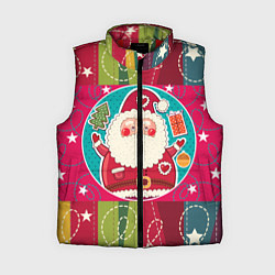Женский жилет Дед мороз, цвет: 3D-красный