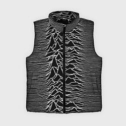 Женский жилет Joy Division: Unknown Pleasures, цвет: 3D-черный