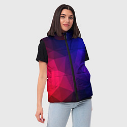 Женский жилет Red&Blue, цвет: 3D-красный — фото 2