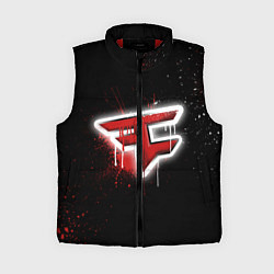 Женский жилет FaZe Clan: Black collection, цвет: 3D-красный