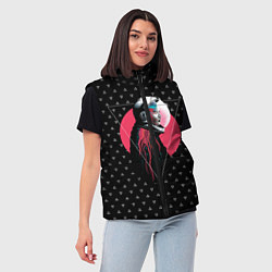 Женский жилет Космическая дама, цвет: 3D-красный — фото 2