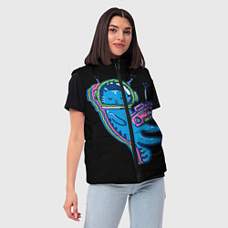 Женский жилет Космокот 1, цвет: 3D-красный — фото 2