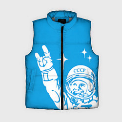 Женский жилет Гагарин рокер, цвет: 3D-светло-серый