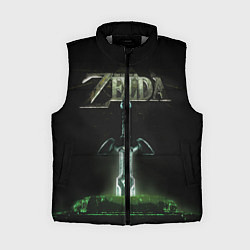 Женский жилет The Legend of Zelda, цвет: 3D-светло-серый