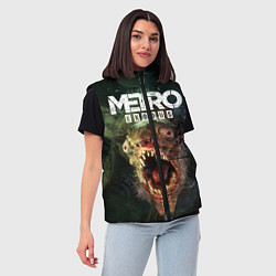 Женский жилет Metro Exodus, цвет: 3D-черный — фото 2