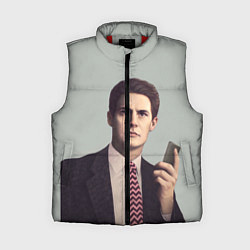 Женский жилет Агент Купер, цвет: 3D-красный