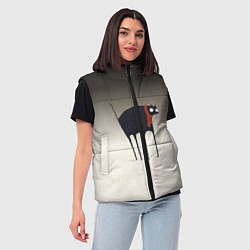 Женский жилет Первый снег, цвет: 3D-черный — фото 2