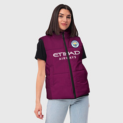 Женский жилет Man City FC: Away 17/18, цвет: 3D-черный — фото 2
