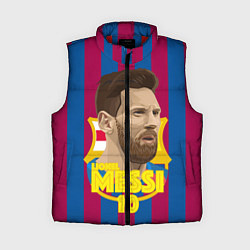 Женский жилет FCB Lionel Messi, цвет: 3D-красный