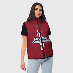 Женский жилет Antoine Griezmann 7, цвет: 3D-красный — фото 2