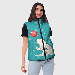 Женский жилет Cold Bear, цвет: 3D-красный — фото 2