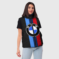 Женский жилет BMW SPORT, цвет: 3D-черный — фото 2