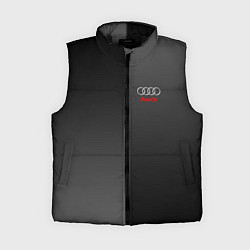 Женский жилет Audi: Metallic Style, цвет: 3D-черный