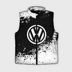 Женский жилет Volkswagen: Black Spray, цвет: 3D-черный