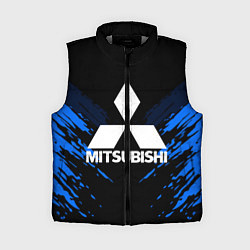 Женский жилет Mitsubishi: Blue Anger, цвет: 3D-светло-серый