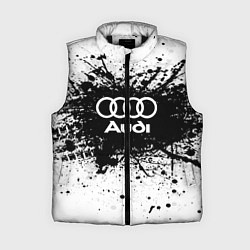 Женский жилет Audi: Black Spray, цвет: 3D-черный