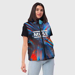 Женский жилет Muse: Colour Abstract, цвет: 3D-черный — фото 2