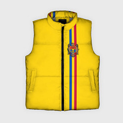 Женский жилет Молдавия: лента с гербом, цвет: 3D-светло-серый