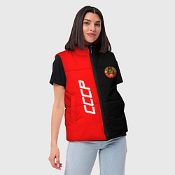 Женский жилет СССР: Red Collection, цвет: 3D-красный — фото 2