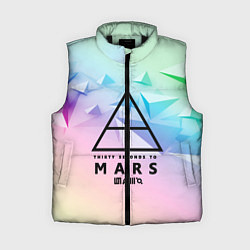 Женский жилет 30 Seconds to Mars, цвет: 3D-черный