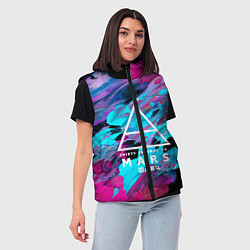 Женский жилет 30 STM: Neon Colours, цвет: 3D-черный — фото 2
