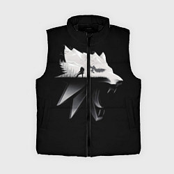 Женский жилет Волк Ведьмака, цвет: 3D-черный
