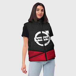 Женский жилет Volvo: Grey Carbon, цвет: 3D-красный — фото 2