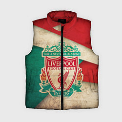 Женский жилет FC Liverpool: Old Style, цвет: 3D-красный