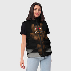 Женский жилет Minecraft: Freddy FNAF, цвет: 3D-красный — фото 2
