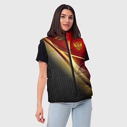 Женский жилет RUSSIA SPORT: Gold Collection, цвет: 3D-черный — фото 2