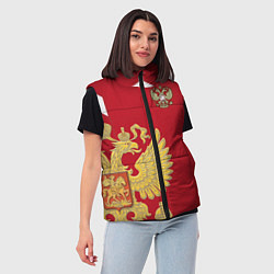 Женский жилет Сборная России: эксклюзив, цвет: 3D-красный — фото 2