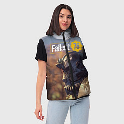 Женский жилет Fallout 76, цвет: 3D-черный — фото 2