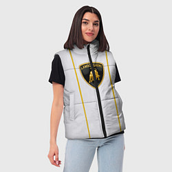 Женский жилет Lamborghini SPORT, цвет: 3D-красный — фото 2