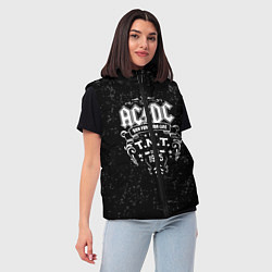 Женский жилет AC/DC: Run For Your Life, цвет: 3D-красный — фото 2