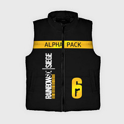Женский жилет Rainbow Six Siege: Alpha Pack, цвет: 3D-черный