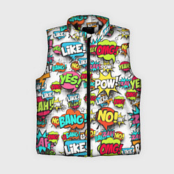 Женский жилет Pop art Fashion, цвет: 3D-черный