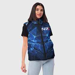 Женский жилет Mass Effect: Blue Armor N7, цвет: 3D-красный — фото 2