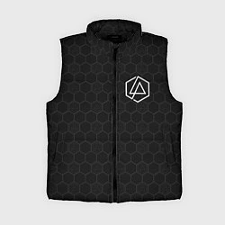 Женский жилет Linkin Park: Black Carbon, цвет: 3D-черный